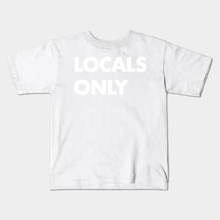 Locals Only White Kids T-Shirt